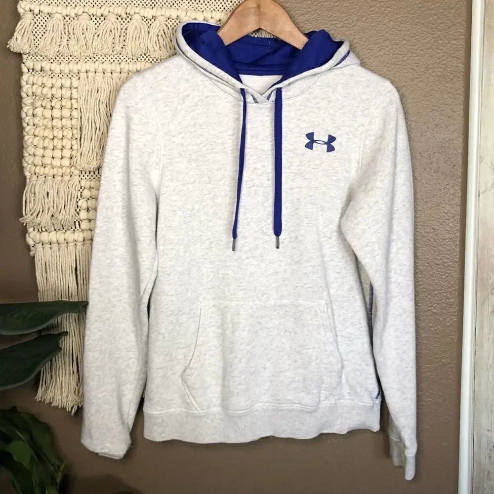 Under Armour Gray & Blue Hoodie
